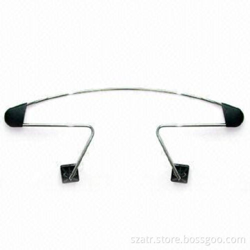 Car Coat Hanger with 45cm Width, Made of Chrome-plated Steel Material